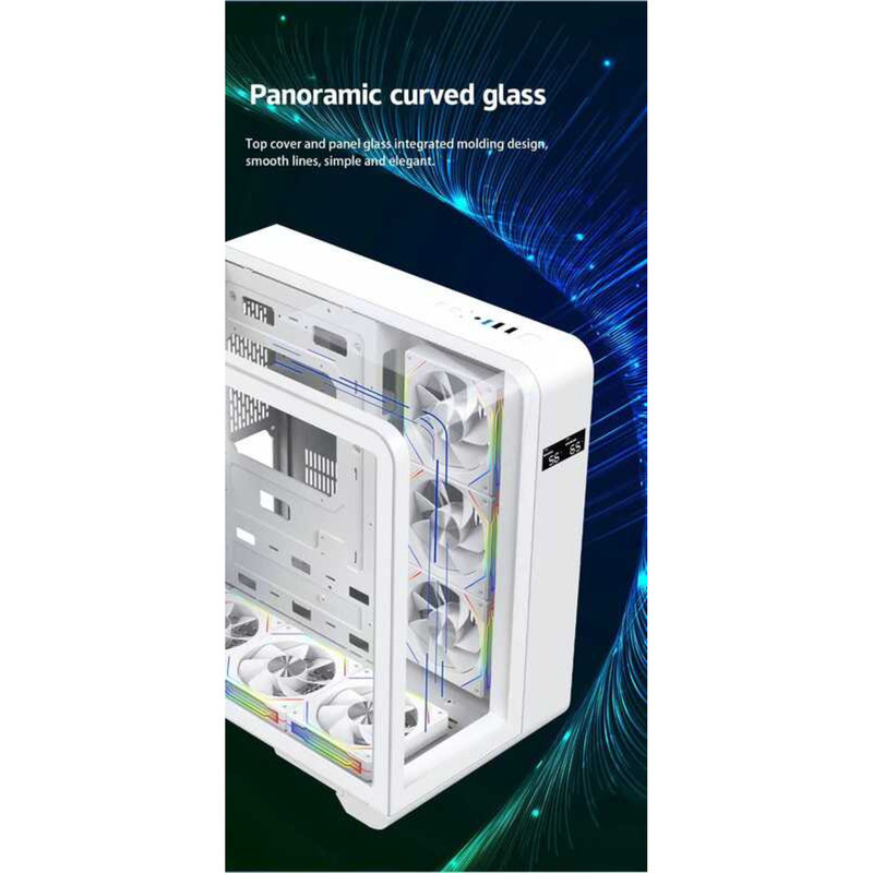 Lovingcool New Cooling Computer Cases & Cabinet ATX Gaming Chassis Full ...
