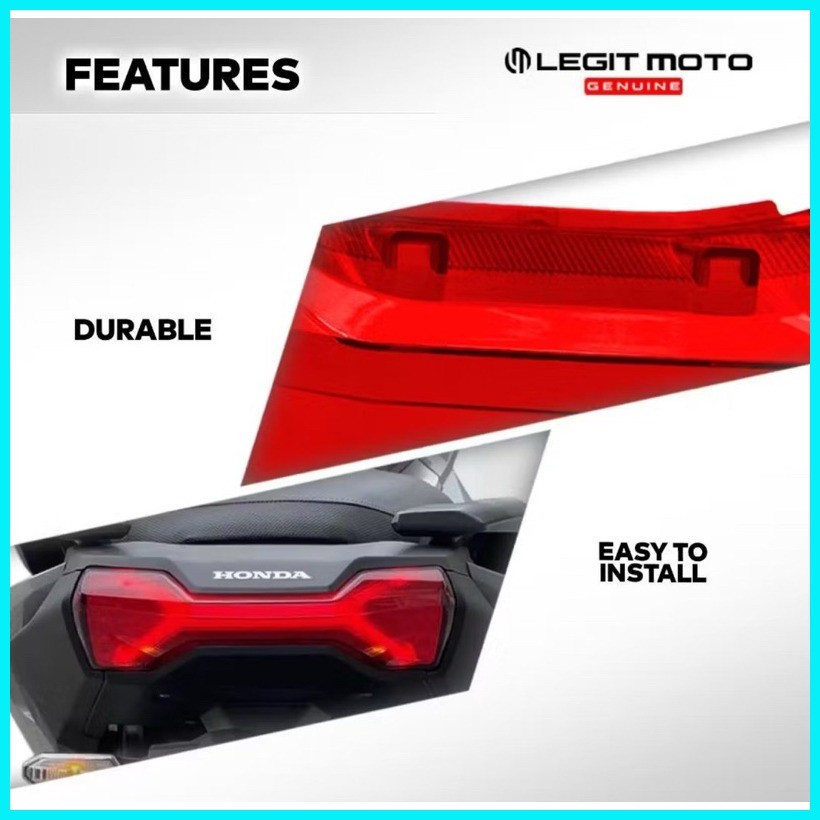 LEGITMOTO ADV 150/ADV 160 TAIL LIGHT LENS COVER REAR BREAK LIGHT LENS ...