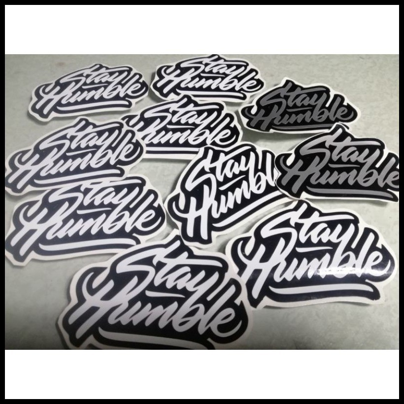 Stay Humble/ Cutout sticker / | Shopee Philippines