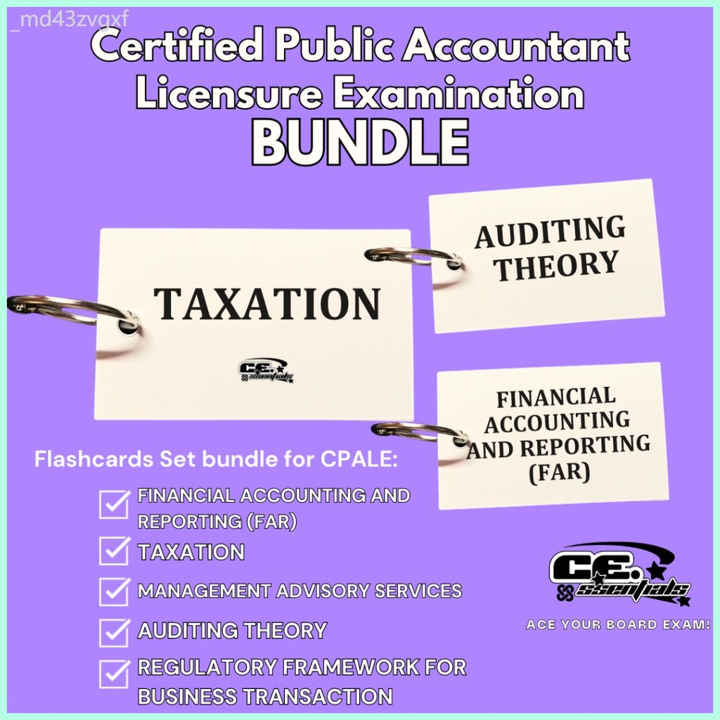 ALL IN ONE BUNDLE FOR CPALE - CERTIFIED PUBLIC ACCOUNTANT BOARD EXAM ...