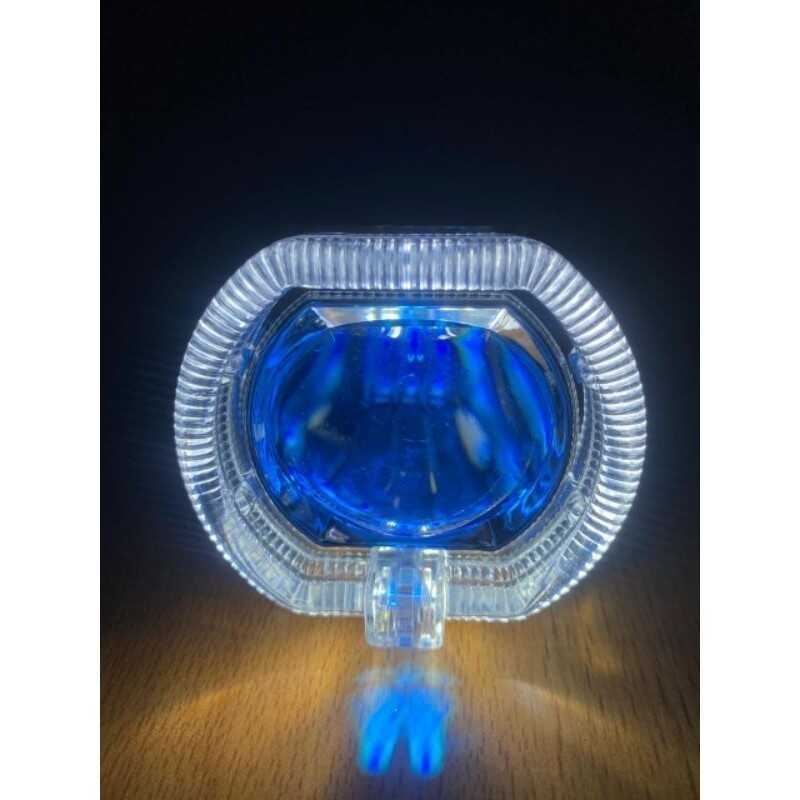 evil Eyes Projector Demon Spotlight White Yellow/Red DRL Dual Halo Lamp ...