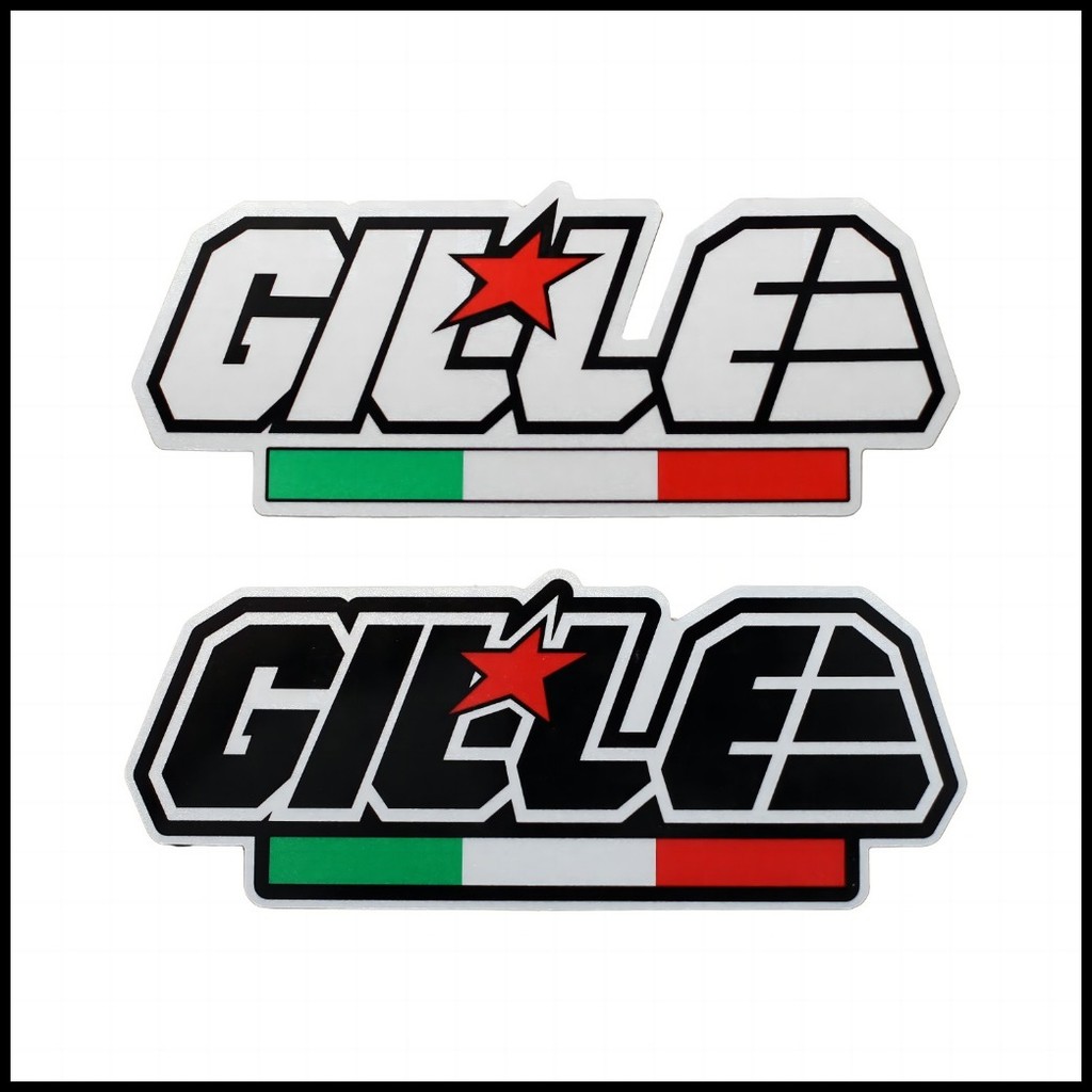 Gille Helmet Logo Sticker for Motorcycle Helmets( Color May Vary ...