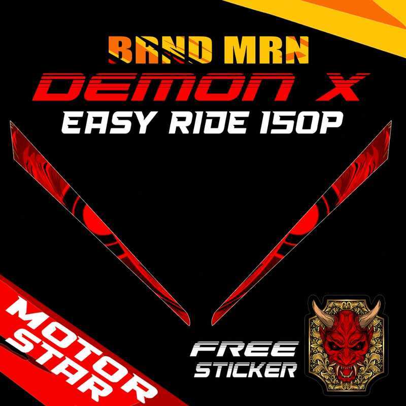 MOTORSTAR EASYRIDE 150P EYE DECAL CLEAR STICKER TINT PROTECTOR | Shopee ...