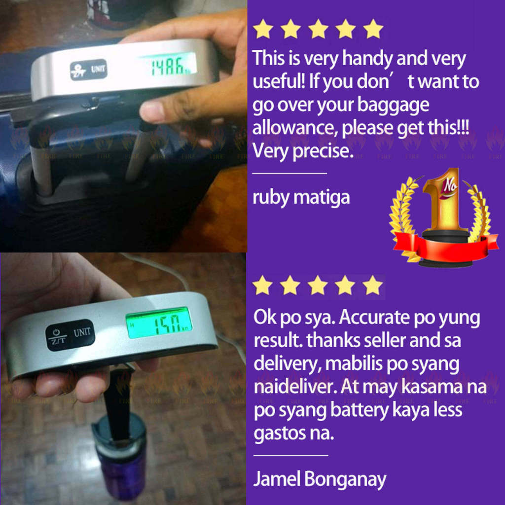 Portable Scale 50KG / 110LB Electronic Digital Luggage Scale Travel ...