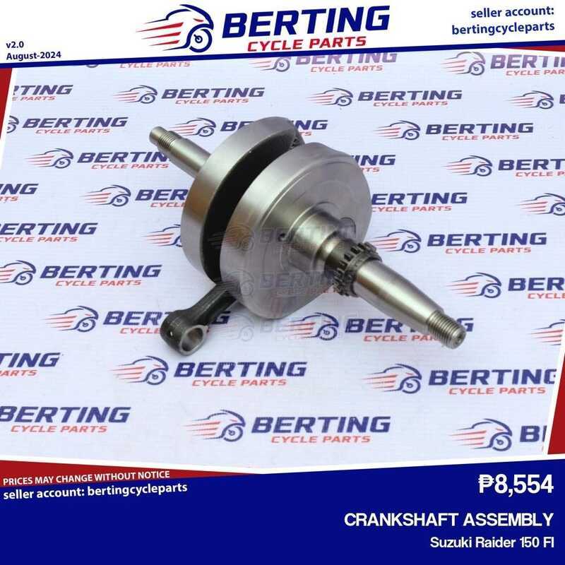 SGP CRANKSHAFT ASSEMBLY Suzuki Raider 150 FI Genuine 12200-12K00-000 ...