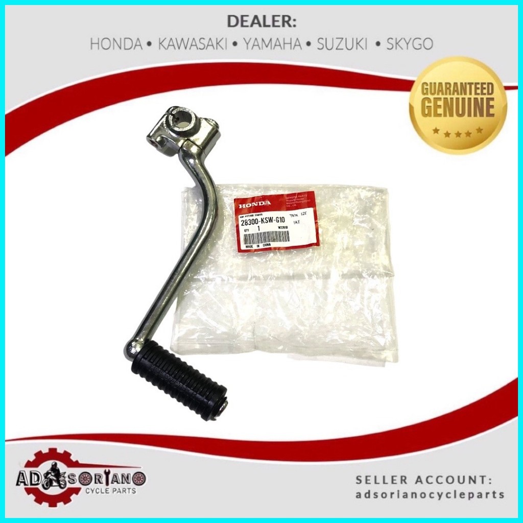 HONDA TMX125 ALPHA KICK STARTER ASSY 28300-KSW-G10 | Shopee Philippines