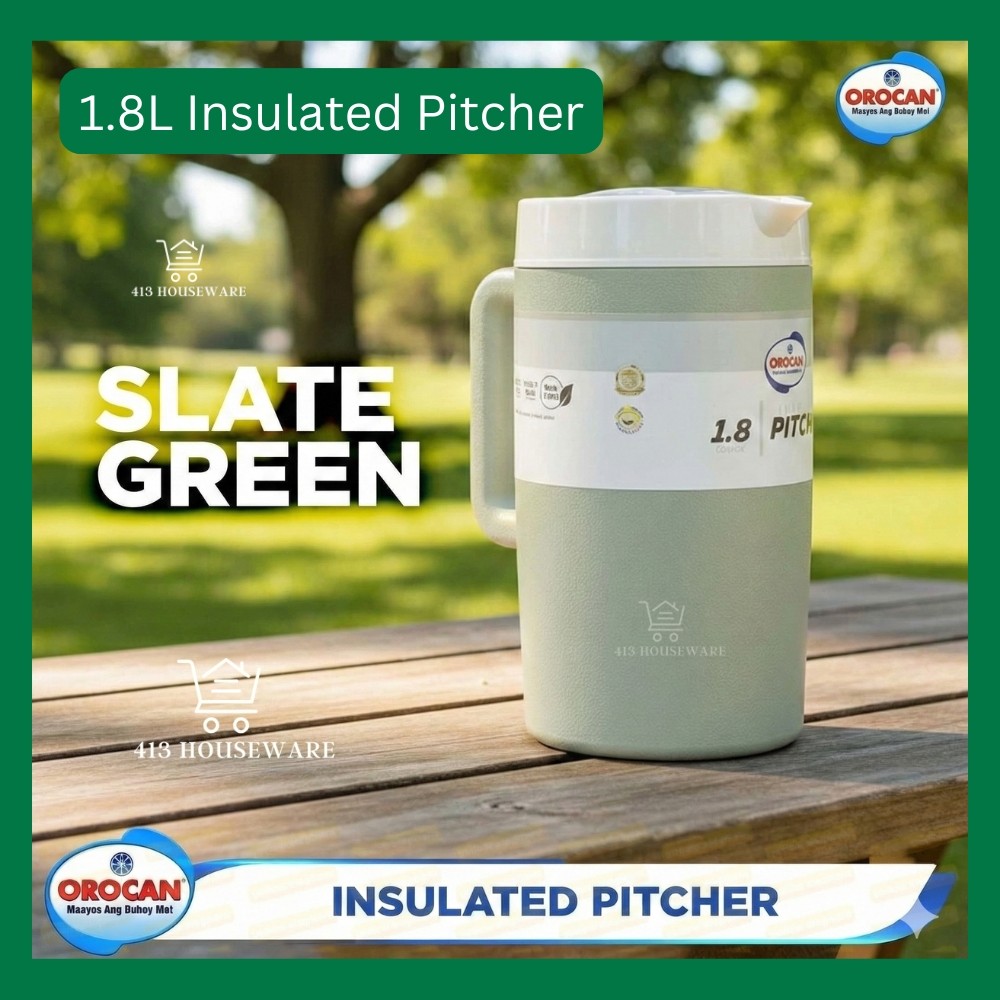 Orocan Insulated Pitcher 1.8L Hot Cold Double Walled Pitsel Pitchel ...