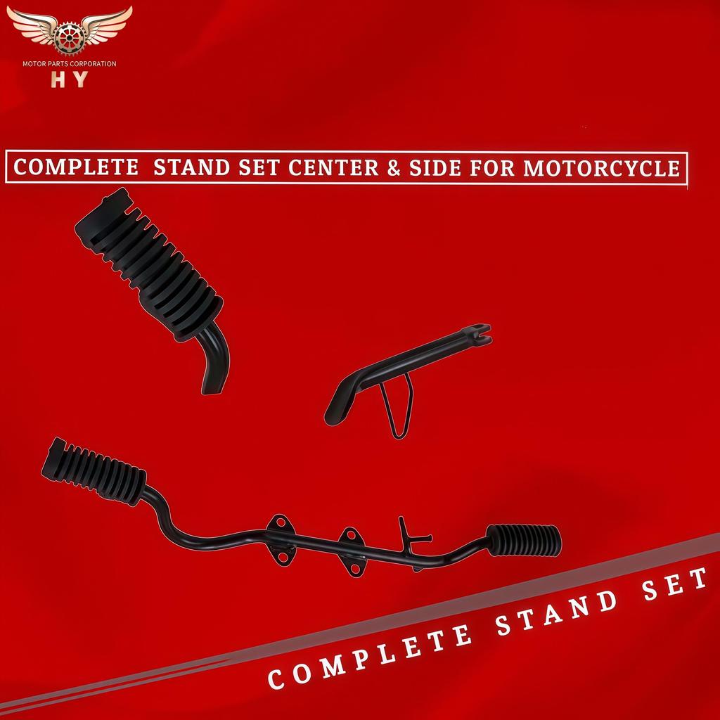 HY Complete Stand Set Center&Side Footrest forTMX XRM BAJAJ CT100 Heavy ...