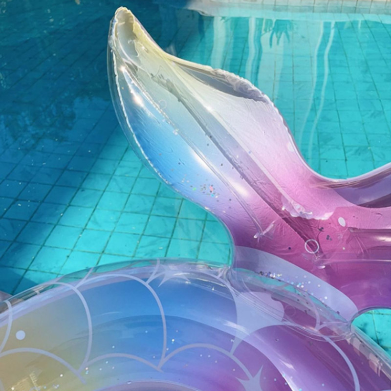 Kids Swimming Ring Inflatable Mermaid Swim Ring For Adult Safe Life ...