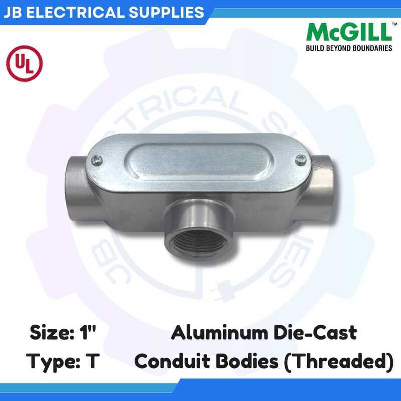 Mcgill Type T Conduit Body Aluminum Die-Cast UL Standard High Quality ...