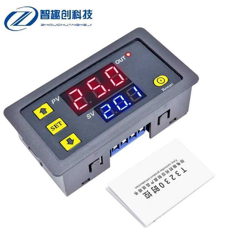 12V 24V 220V Timer Infinite Loop Power Switch Delay Dual Digital ...