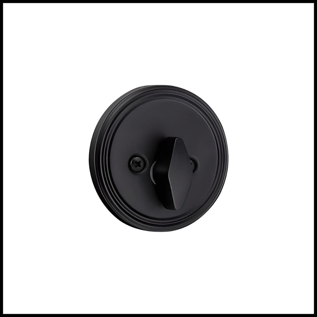 ♣ Greenfield Single Cylinder Deadbolt Matte Black - Door Hardware ...