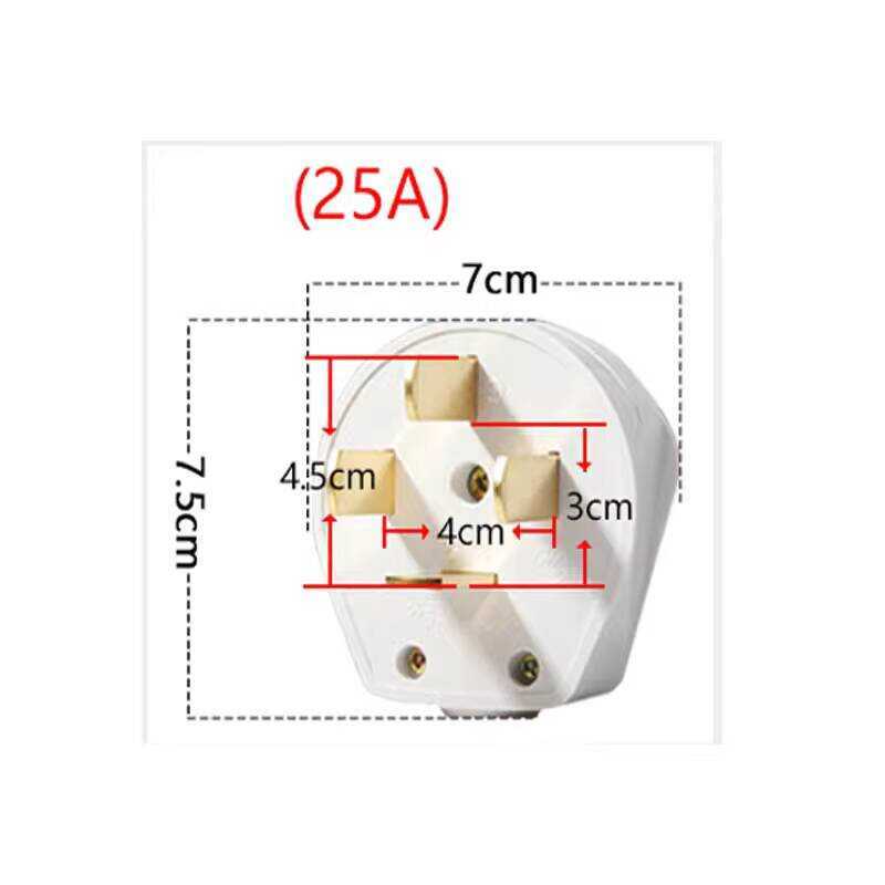 National Standard Bull 380~440V 16A/25A Socket 380V Plug-in Three-phase ...
