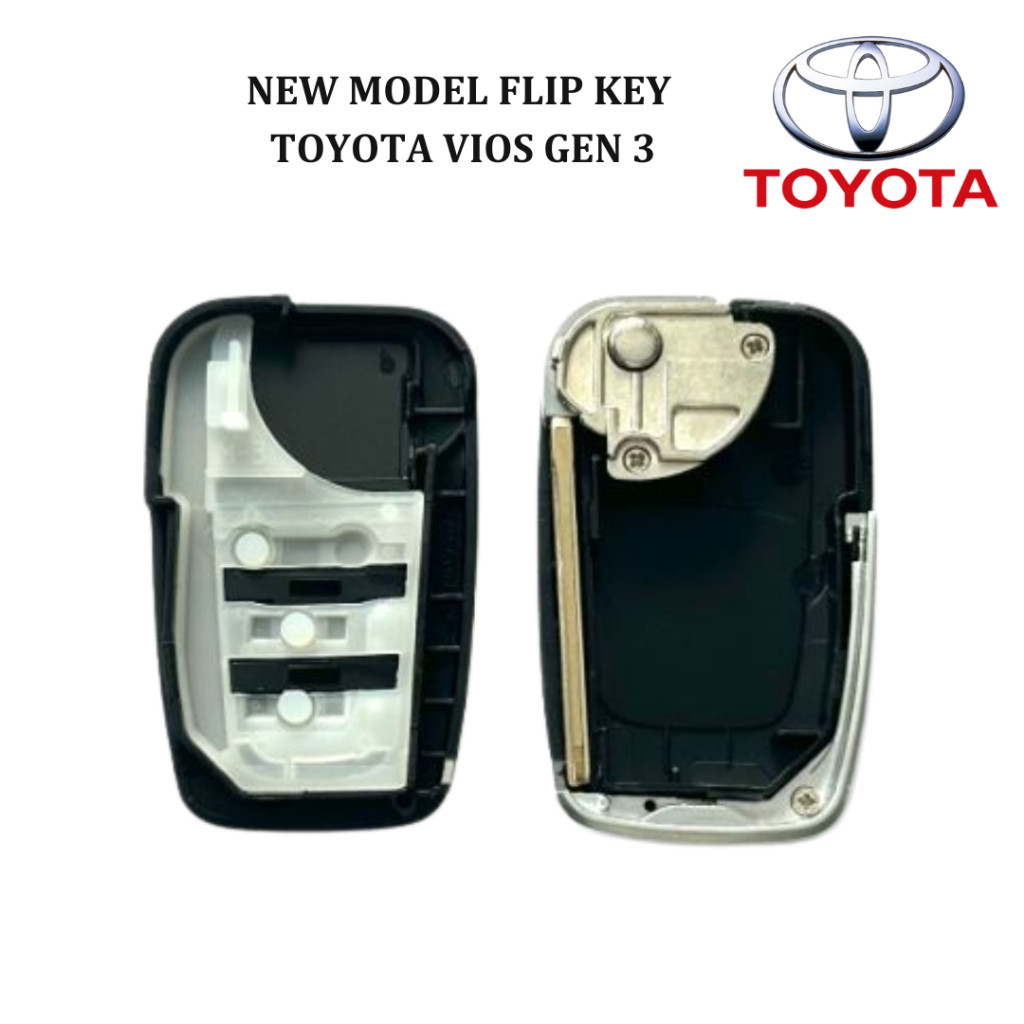 NEW MODEL TOYOTA VIOS GEN 3 SUPERMAN FLIP KEY | Shopee Philippines