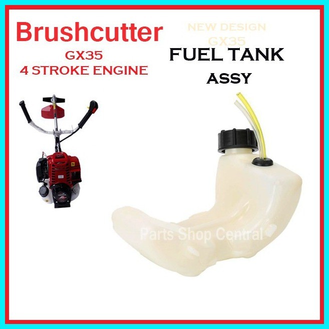 Fuel Tank with Fuel Line Hose Assy 4 Stroke Grass cutter GX35 Toyohama ...