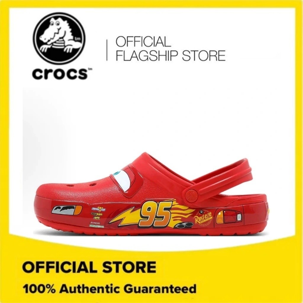 Crocs Lightning McQueen Clogs with LED Lights | Shopee