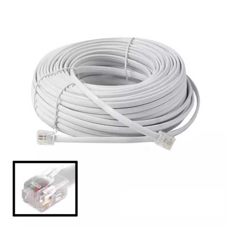 Rj11 Cable Telephone Line Wire Four-Core Finished Customized Connection ...