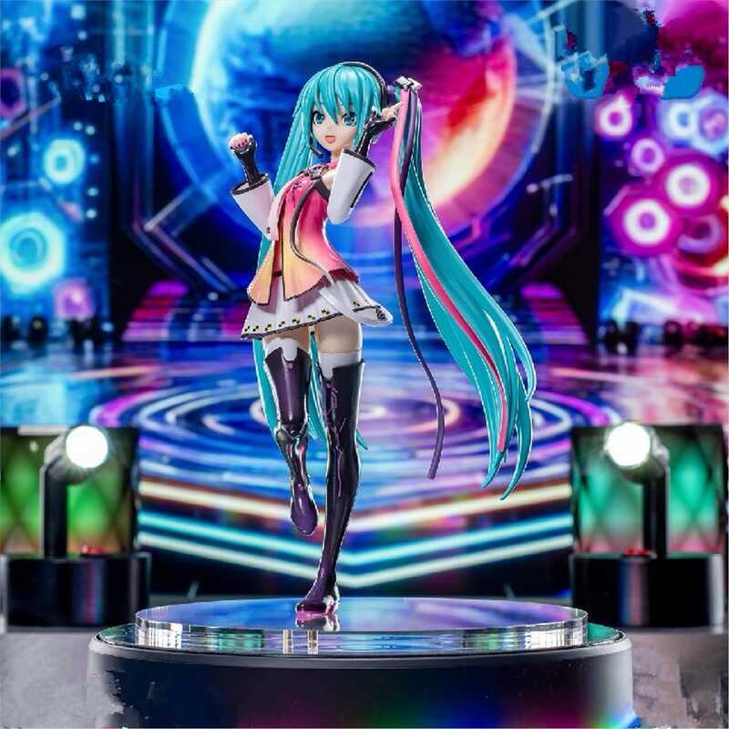 Figure 2D Hatsune Miku Anime Peripheral Girl Model Ornament Long Hair ...