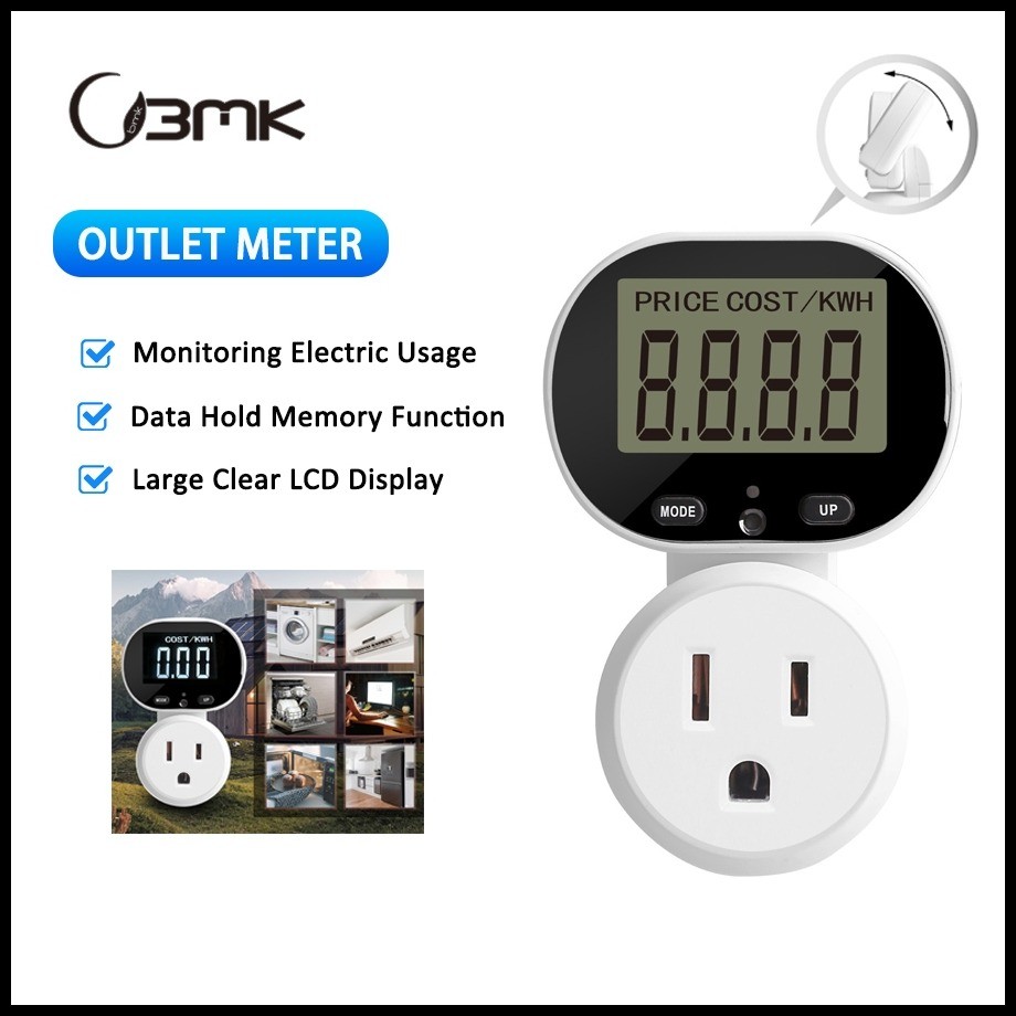 BMK 220V power meter power consumption monitor power multi-mode smart ...