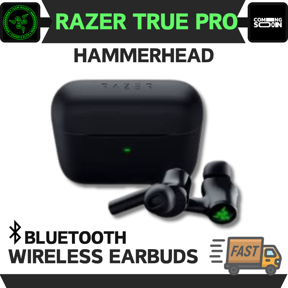 Razer Hammerhead True Wireless Pro Bluetooth 5.0 TWS Earphones Gaming ...