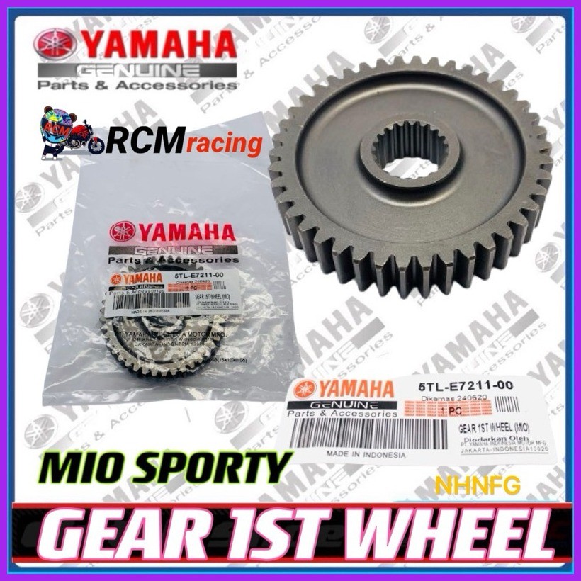 ∈ GENUINE Gear YAMAHA Set FOR MIO 115/SPORTY /SOUL CARB DRIVE AXLE GEAR ...