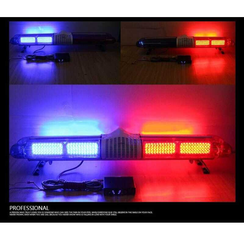 AMBULANCE BLINKER LED LIGHT WITH SIREN AND MICROPHONE TOP EMERGENCY ...