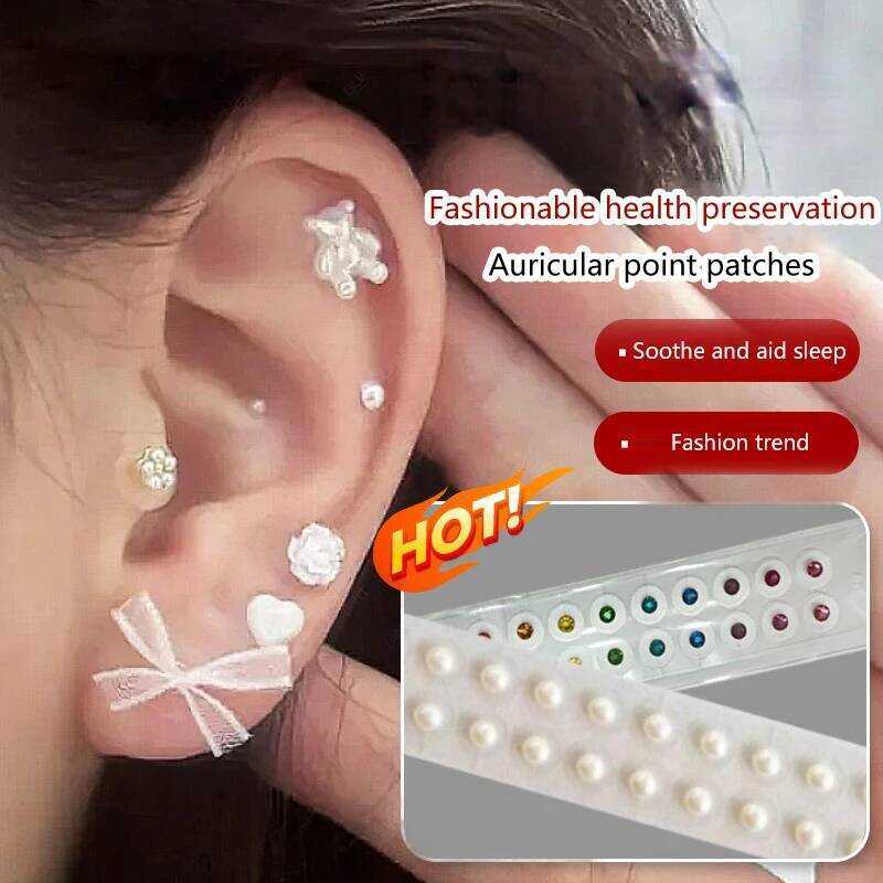Pearl Ear Care Seeds Disposable Acupuncture Auricular Stickers For ...