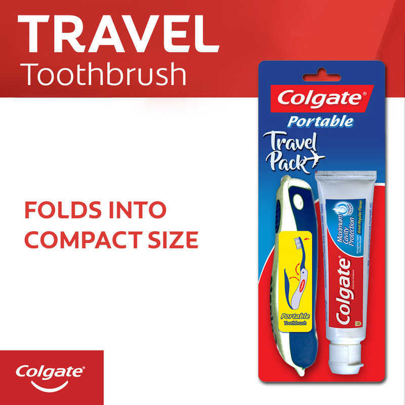 Colgate Portable Toothbrush With Free Toothpaste 25G | Shopee Philippines