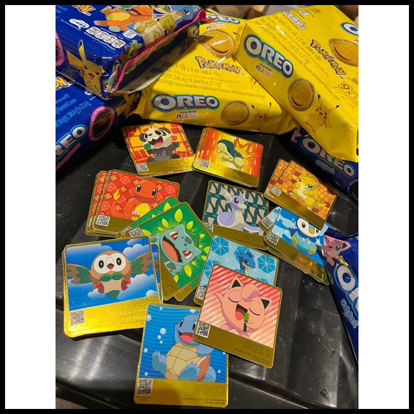 pokemon oreo card price Cadbury Oreo Pokémon Pikachu Sandwich Biscuit