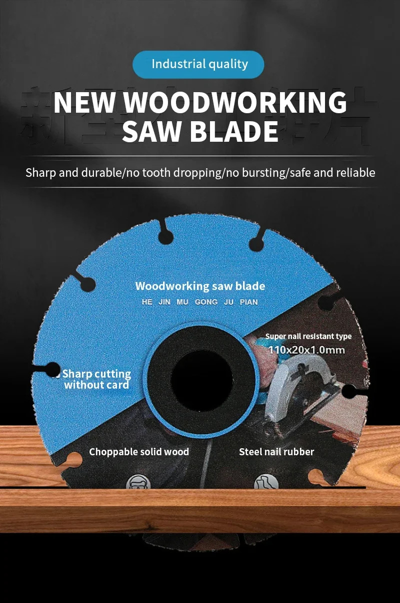【COD】Woodworking Saw Blade Angle Grinder Diamond Cutting Wheels Disc ...