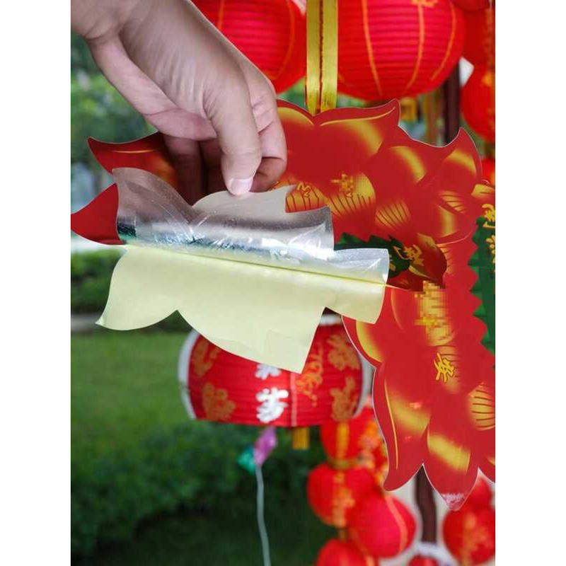 Decorative Gold Foil Buddha Lotus Stickers Wall Door Car Decals ...