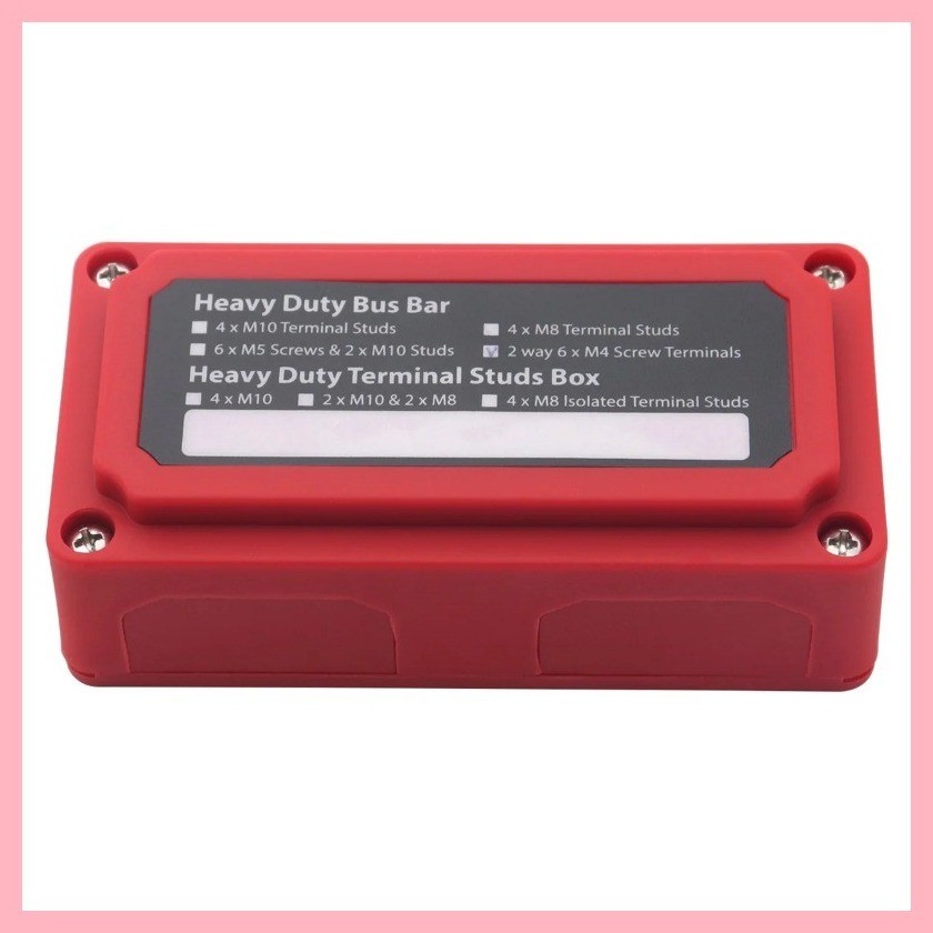 ,100A Bus Bar Heavy Duty Power Distribution Block Busbar Box Module ...