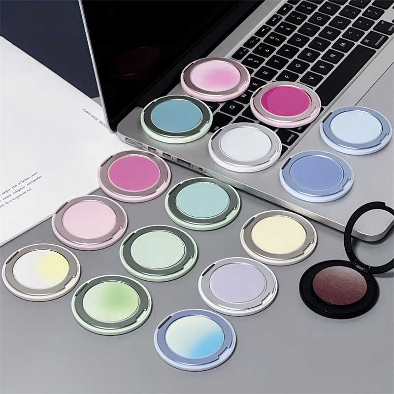 Solid Color Gradient Ins Dot MagSafe Magnetic Stand Cute Cartoon ...