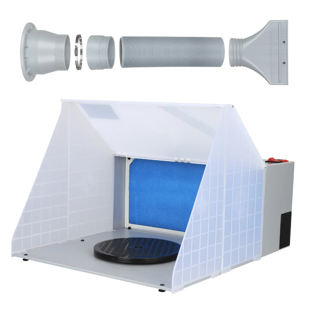 Timiben HS-E420DCLK Mini Spray Room Spray Booth With LED Light And Fan ...