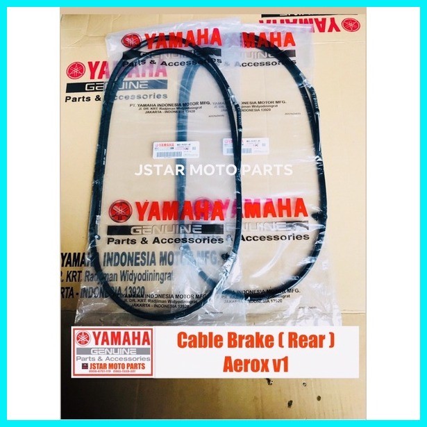 CABLE BRAKE ( REAR ) AEROX V1 / YAMAHA GENUINE | Shopee Philippines