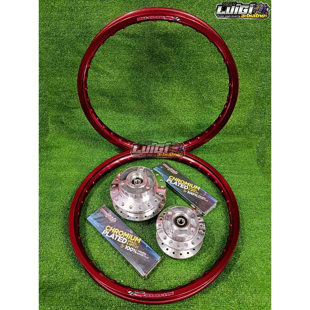 RIM SET SUZUKI RAIDER 150 FI 17s HUB SET - RIM SET - SPOKES SET FREE ...