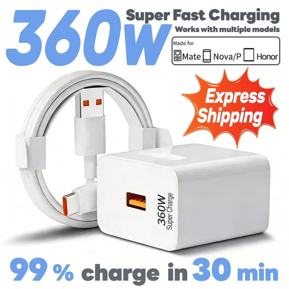 360W Fast Charger Adapter Type C & Micro USB Cable for Android Durable ...
