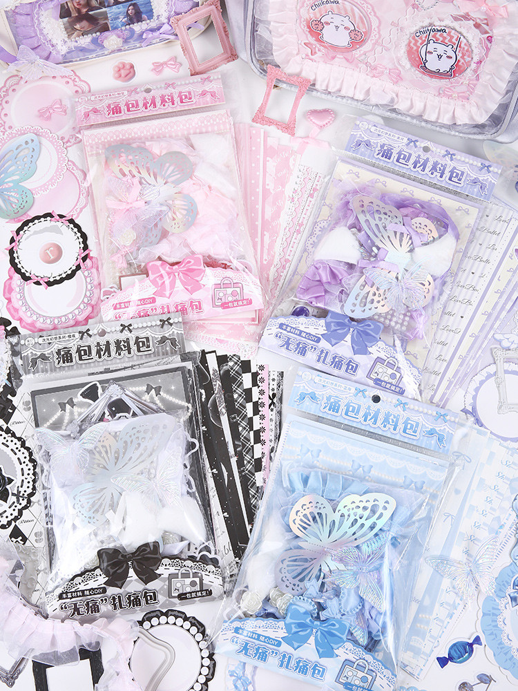 New Ita Bag Butterfly DIY Itabag Accessories Decoration Kits Scrapbook ...