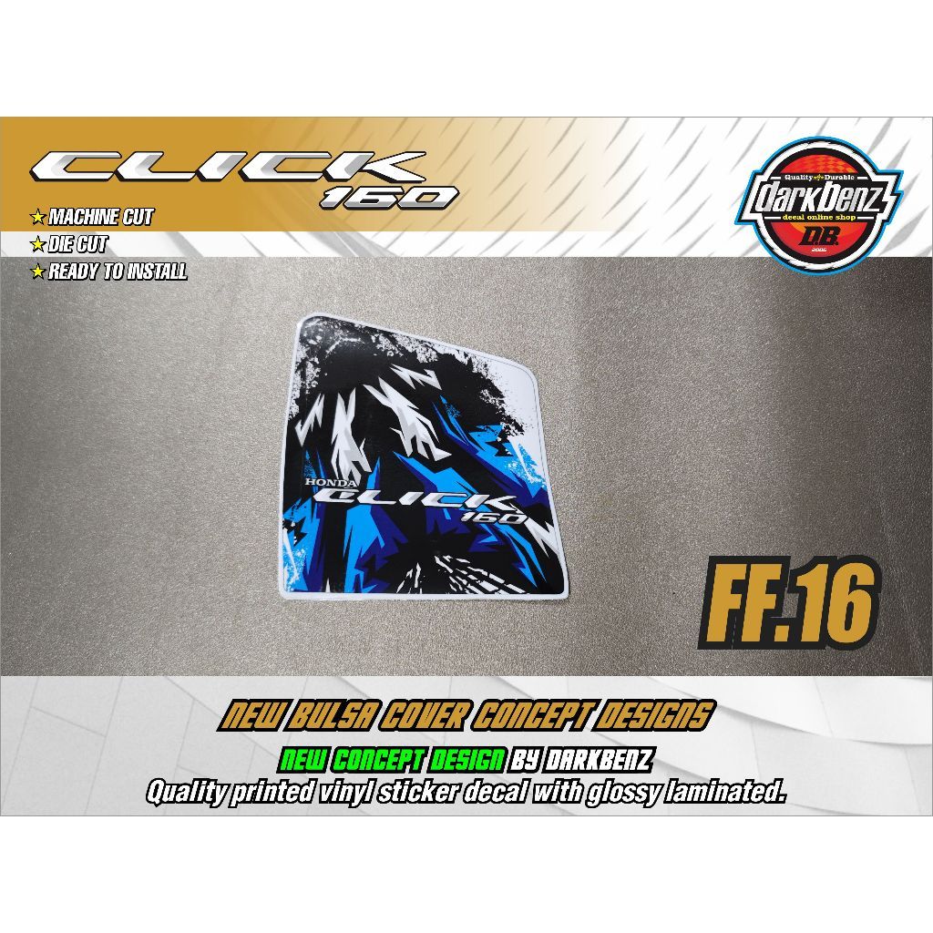 Honda Click 160 New Concept Quality Printed Sticker Decal | custom made ...