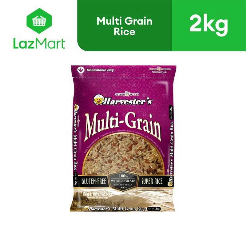 Harvesters Multi Grain Unpolished Rice 2Kg Ddc 23D | Shopee Philippines