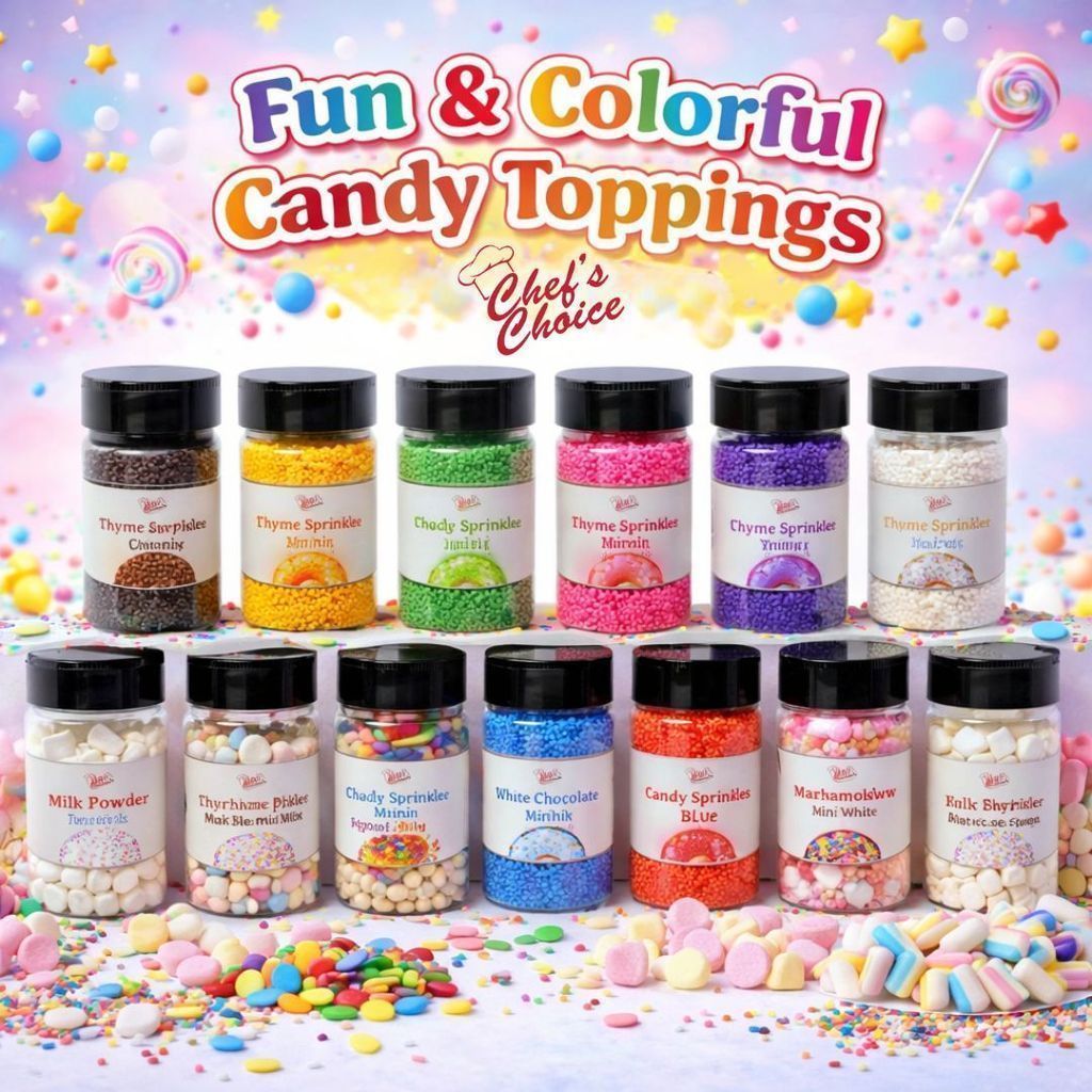 [SHAKER BOTTLE] PINK CANDY SPRINKLES 50G 100G FOR DONUT GRAHAM BALL AND ...