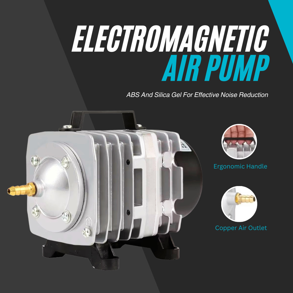 RESUN Electromagnetic Air Pump For Aquatic And Industrial Aerator Fish ...