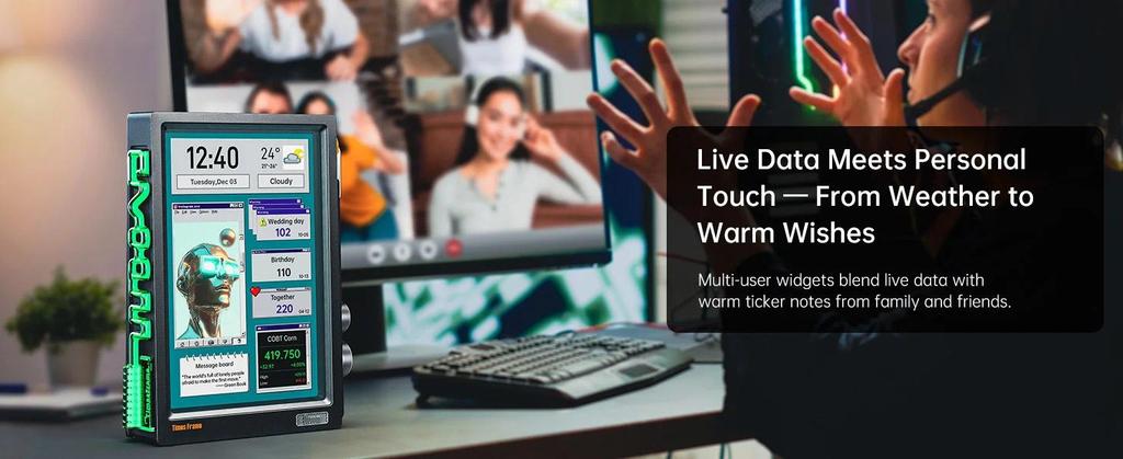 Divoom Times Frame Smart HD Screen | 10.1