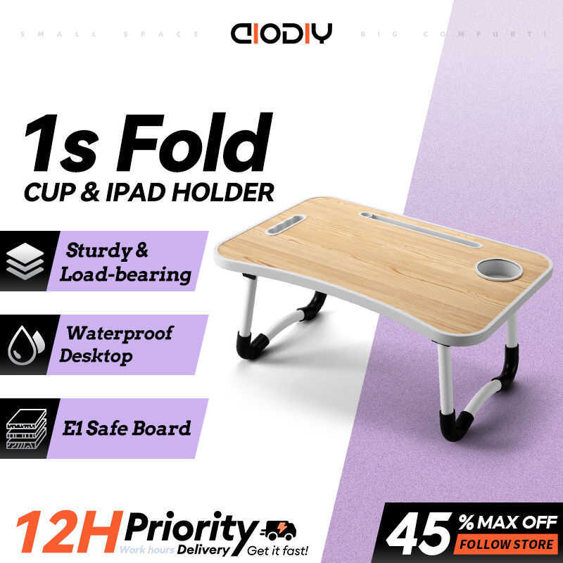 AIODIY Foldable Laptop Table/Mini Desk Children Table For Home Office ...