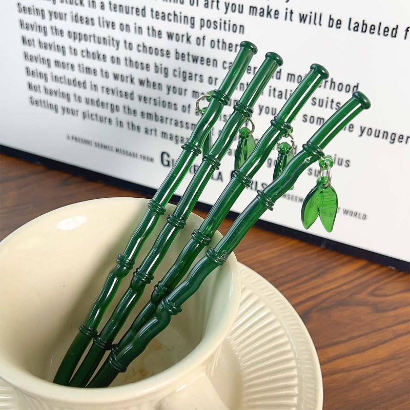 Antique Bamboo Leaf Chopstick Hairpin - Women Versatile Hair Stick ...