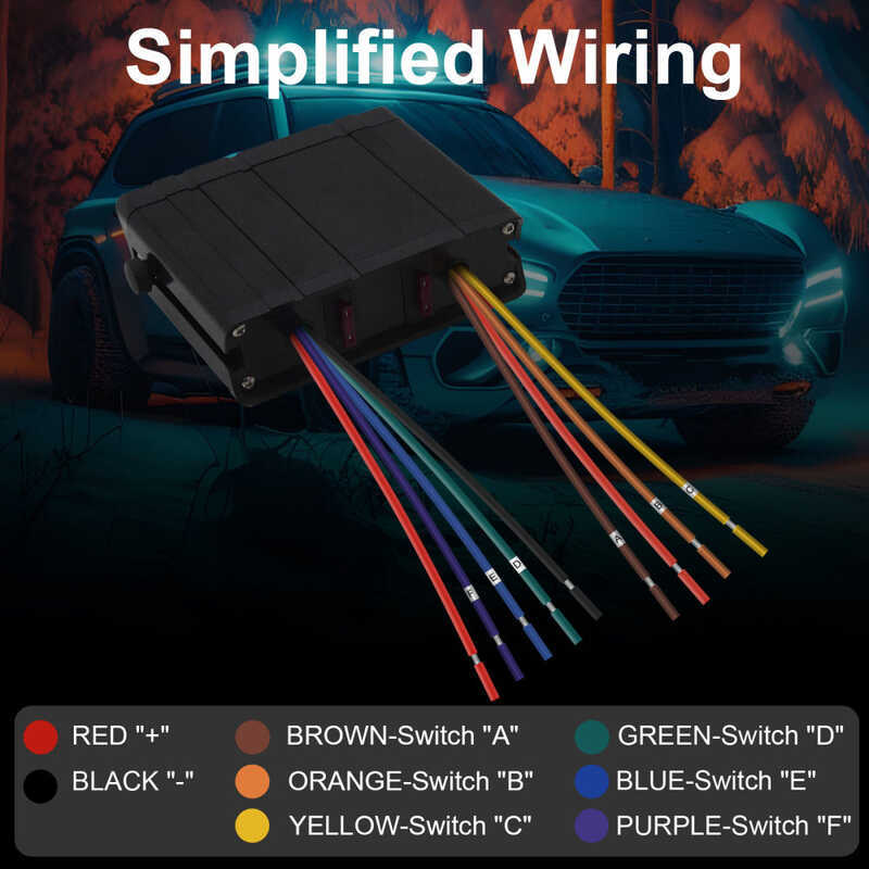 Rocker Gang Switch Panel Box V On Off Switch Box A Max For Auto ...