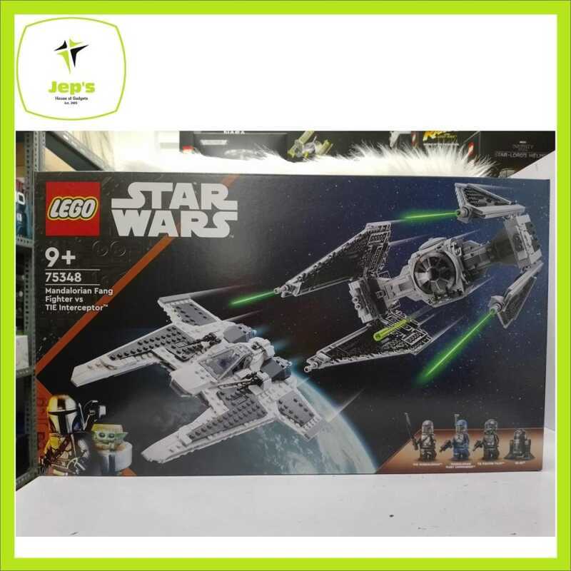 Star Lego Wars 75348 Mandalorian Fang Fighter Vs. Tie Interceptor 2023 ...