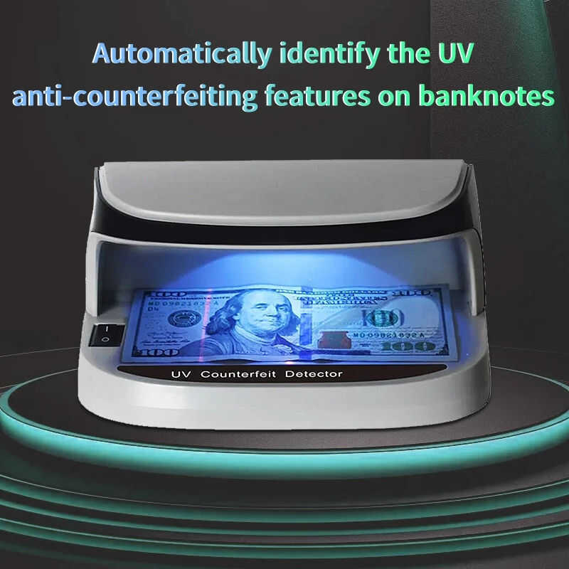 automatic Wireless banknote uv light money original with sound | Shopee ...