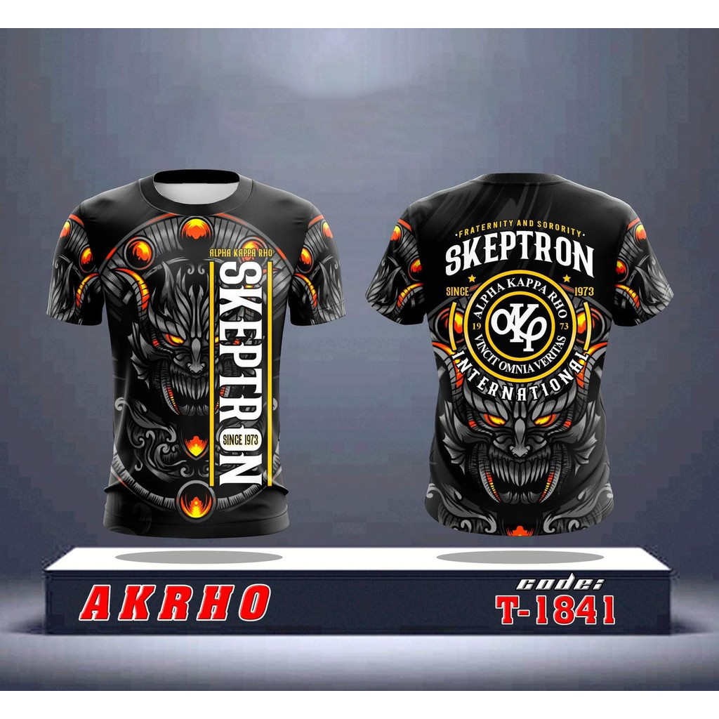 Skeptron Akp Alpha Kappa Rho Full Sublimation Shirt Short-sleeved T ...