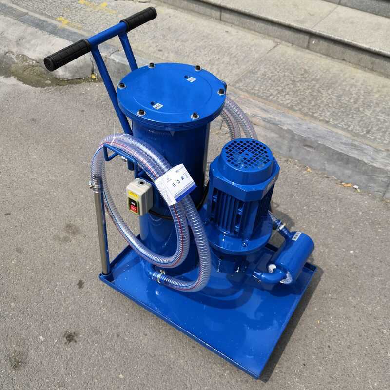 Mobile hydraulic oil filter, small oil filtration machine, hand-pushed ...